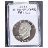 1978 S Eisenhower in Display Slab