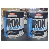 2 lots 1ea 1 Gallon Krylon Iron Guard Acrylic