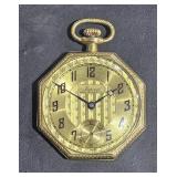 Gold Toned Pocket Watch Imperial Non Magnetic