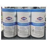 3 Large Tubs Clorox Bleach Germicidal Wipes