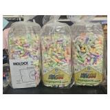 3Lots 1ea  Plastic Jars Moldex EcoStation Spark