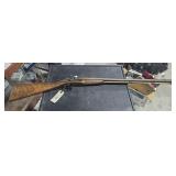 Vintage Double Barrel Muzzle Loader Black Powder