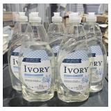 5 Bottles Ivory Dish Soap  709ml ea