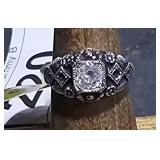 14kt GE Ring w/ Clear Stone sz 4