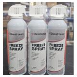 3 Spray Bottles Chemtronics Freeze Spray