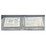 2 lots MSA Ventiation Smoke Tubes Kit P/N 458481