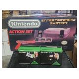 Vintage Nintendo entertainment system and control