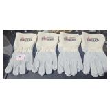4 Heavy Work Gloves MCR Big Jake w/ Kevlar sz XL