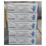 6 Boxes Rockford Nitrile Gloves sz L