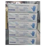6 Boxes Rockford Nitrile Gloves sz L