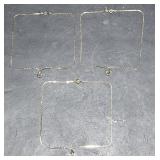 3 Lots of New Gold Toned Chain w/ Pendant 16" L