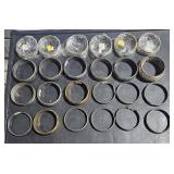 Lot of 26 Metal Bangle Bracelets