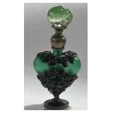 Small Glass Decretive Perfume Bottle With stem