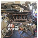 Antique baby stroller