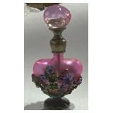 Small Glass Decretive Perfume Bottle With stem