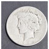 1926 S Peace Silver $1 Dollar Coin