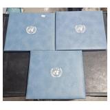 3 Lots 1 ea  United Nations Commemorative Metal