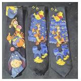 (3) Winnie The Pooh Ties