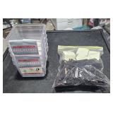2 Stacks Drawer Organizers, Bag of Small Cloth