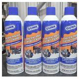 4 Cans GUNK Electric Motor Contact Cleaner
