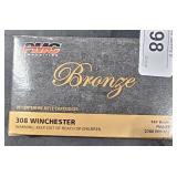 Box Bronze PMC 308 Winchester 20 Rounds