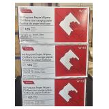 3 Boxes Tuff-Job All Purpose Wipers 125ea Recycled
