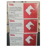 3 Boxes Tuff-Job All Purpose Wipers 125ea Recycled