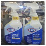 2 Bottles Clorox Clean-Up Disinfectant Cleaner w/