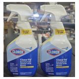 2 Bottles Clorox Clean-Up Disinfectant Cleaner w/