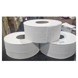4 Jumbo Rolls Toilet Tissue 3 1/2" x 9"