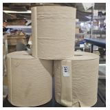 3 Large Brown Paper Towels