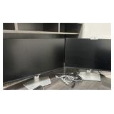 2 DELL MONITORS