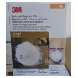 (8) 3M P95 particle respirators