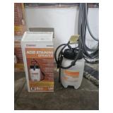 Industrial acid staining sprayer