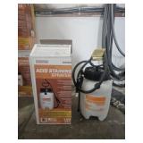 Industrial acid staining sprayer