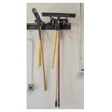 RAKE, PICK AXE, SLEDGE, SHOVEL & BRUSH