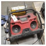 Milwaukee construction site portable radio