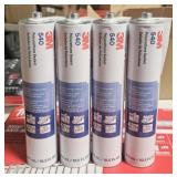 four tubes of 3M 540 polyurethane sealant