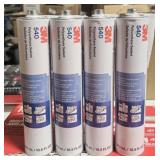 4 tubes of 3M 540 polyurethane sealant