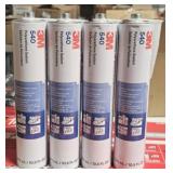 four tubes of 3M 540 polyurethane sealant