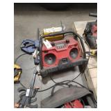 Milwaukee construction site portable radio
