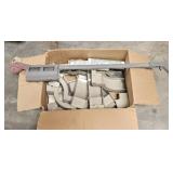 BOX OF LATTE END CAPS AND SPRAY CAN DEVICE