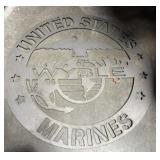 United States Marine MetAl sign