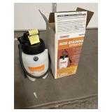 Industrial acid staining sprayer