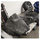 Pile of tarps