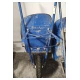 Blue wheelbarrow