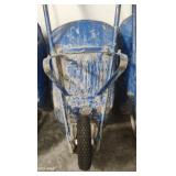Blue wheelbarrow