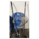 Blue wheelbarrow