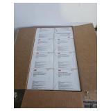 (8) 3M P95 particle respirators