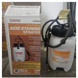 Industrial acid staining sprayer